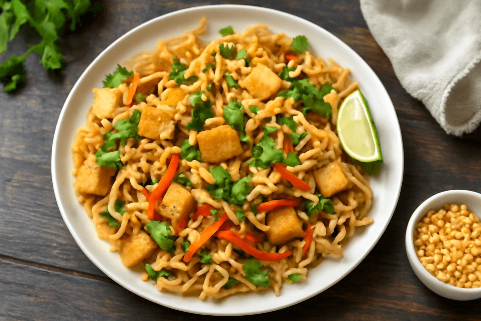 Azijietiškas pad thai – gardus makaronų patiekalas namuose