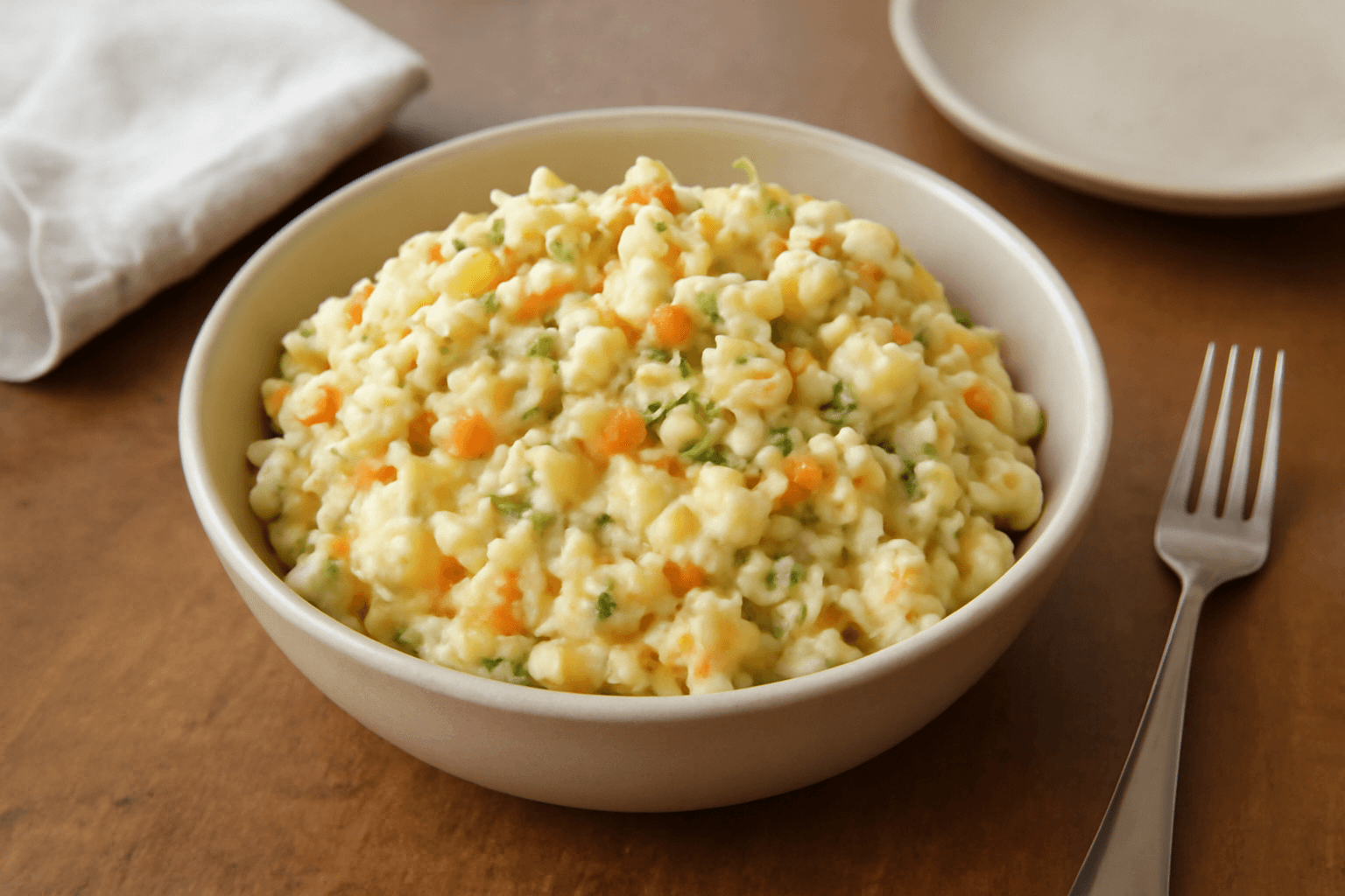 Baltos mišrainės paslaptis – tinkamas majonezo kiekis