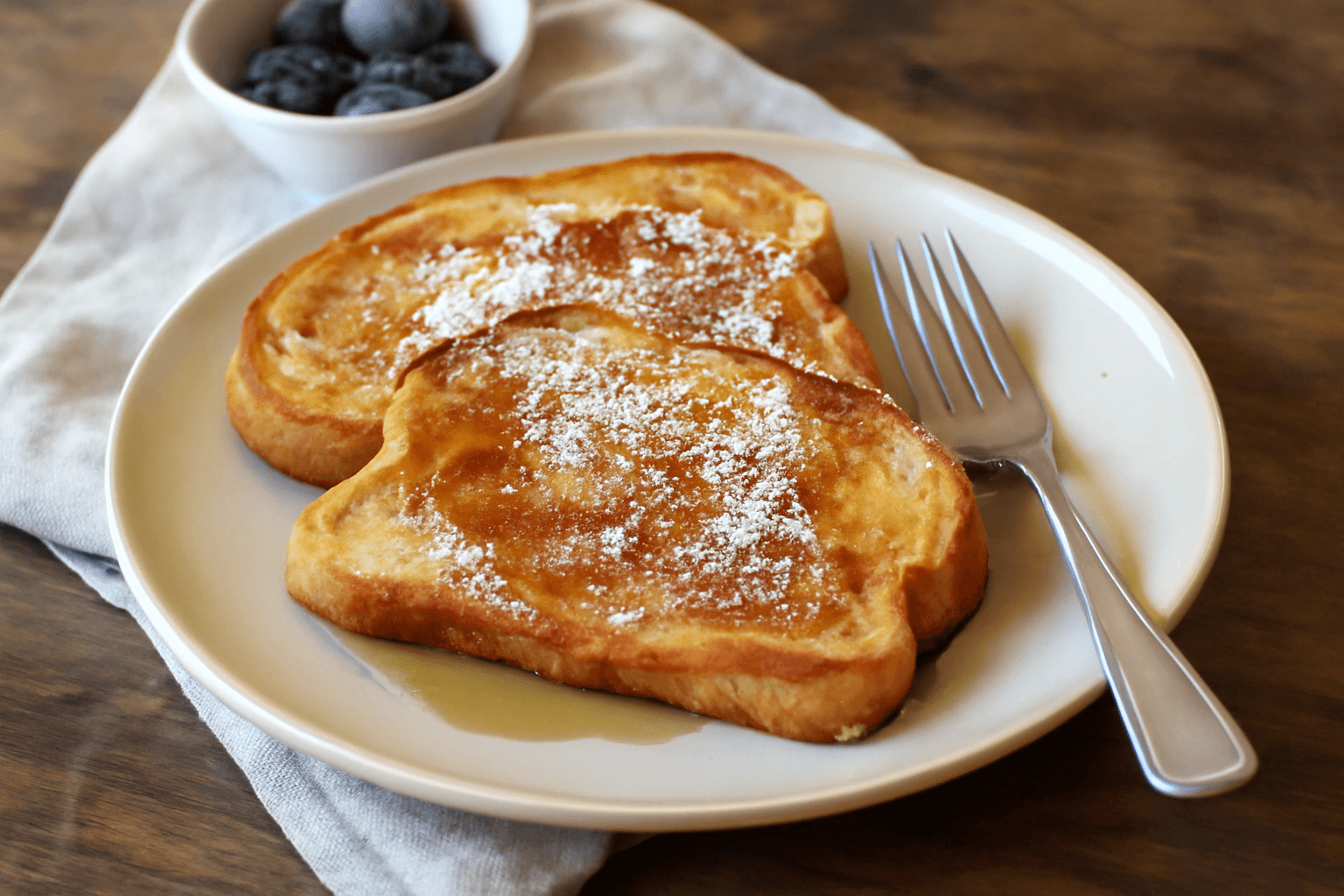 French toast pusryčiams – greitai paruošiama ir skanu