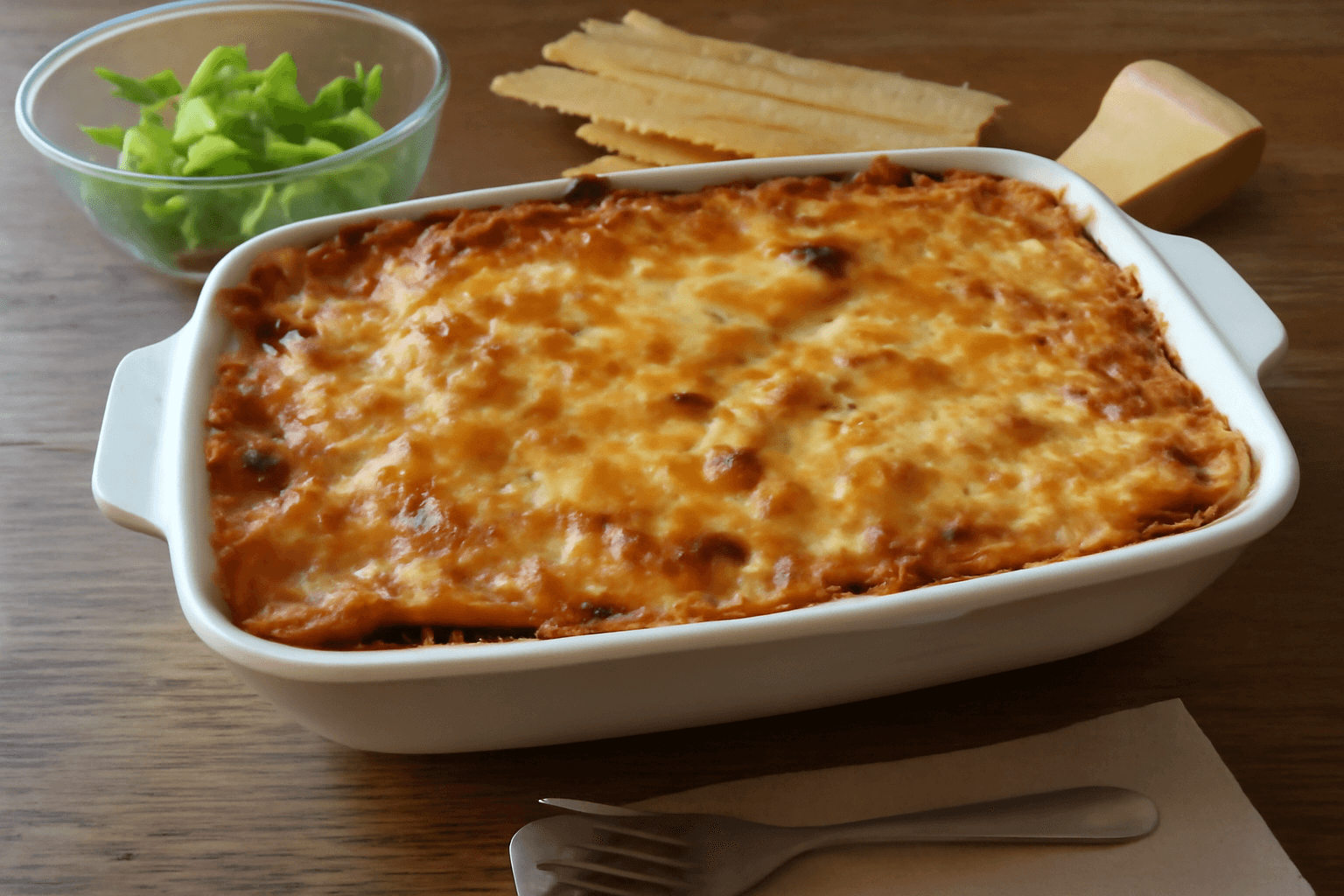 Klasikinė lazanija su faršu ir bešamelio padažu