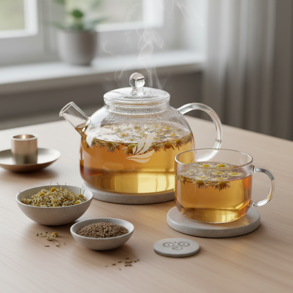 Kodėl ramunėlių ir kmynų arbata gali tapti jūsų vakaro ritualu