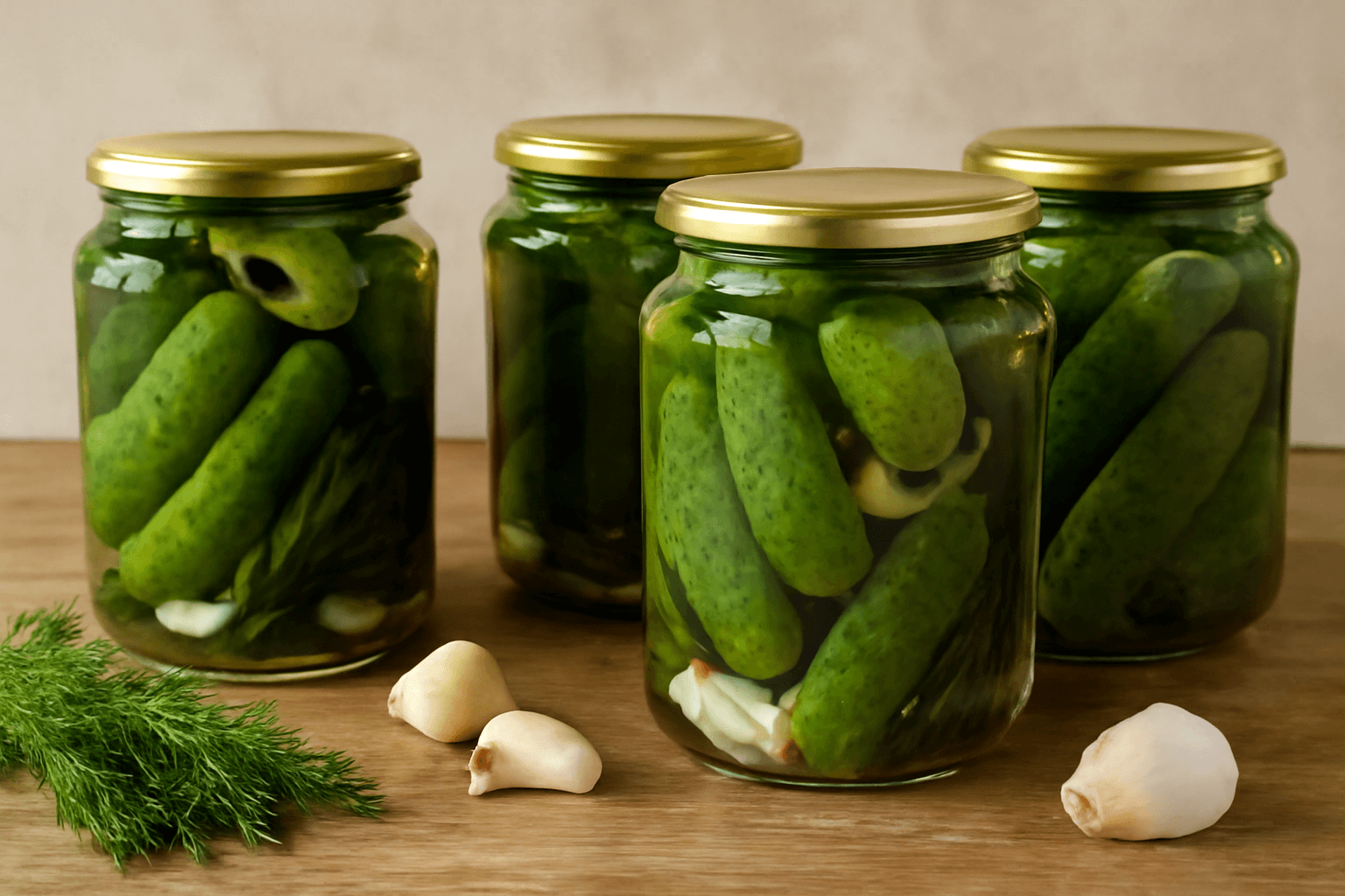 Marinuoti agurkėliai – traškūs ir kvapnūs ištisus metus
