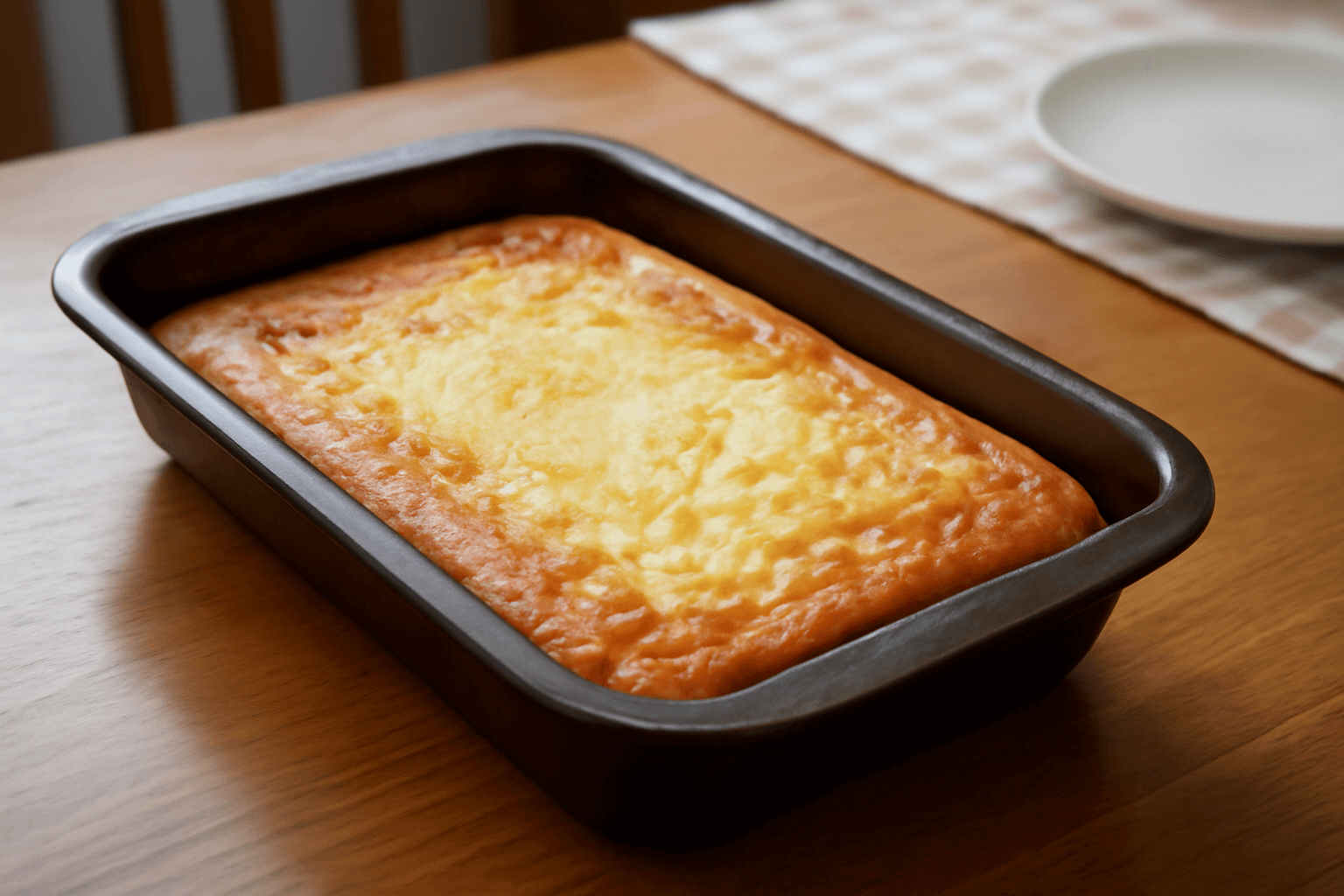 Paprastas varškės apkepas su manais – be jokių pastangų