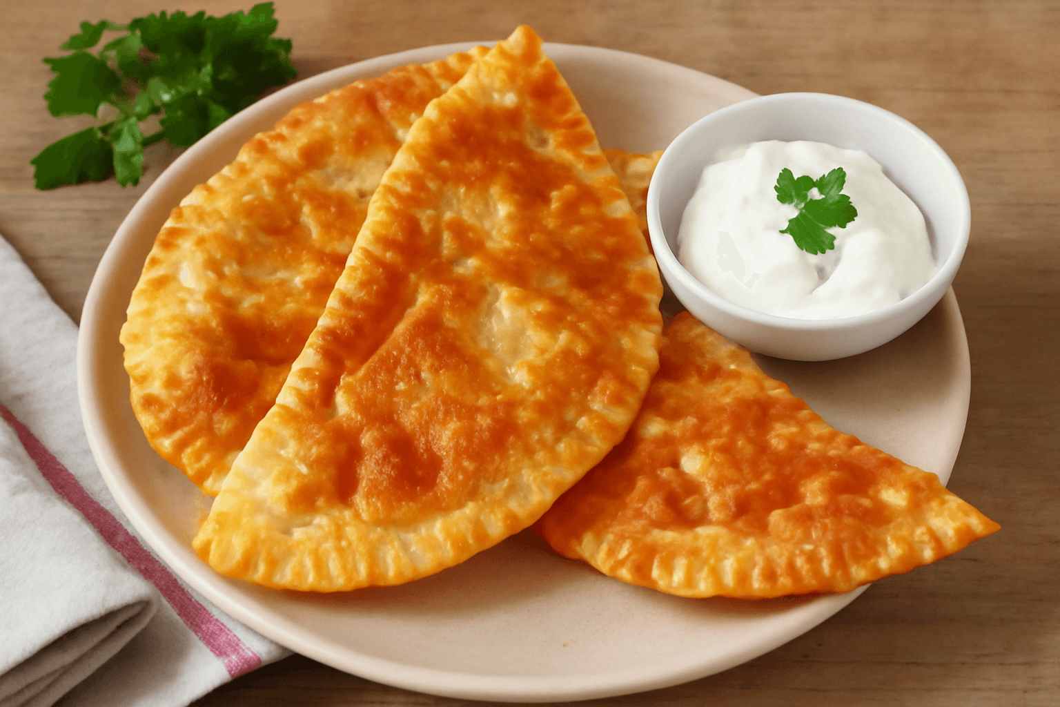 Tikri čeburekai su mėsa – traškūs kaip turguje