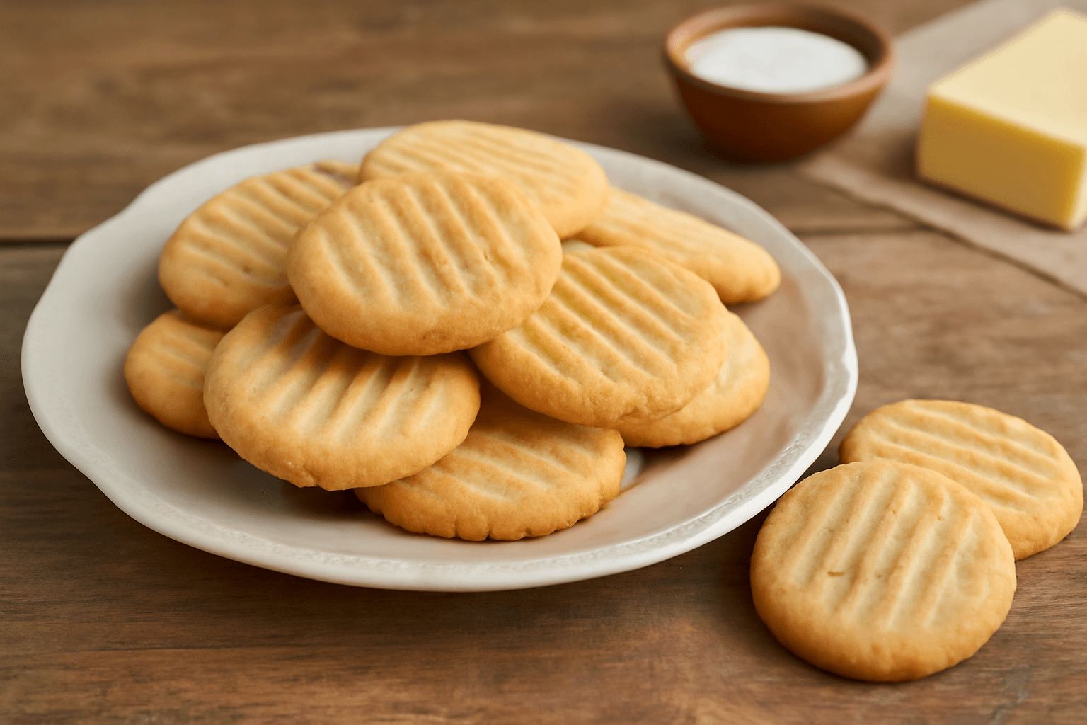 Trapūs sviestiniai sausainiai su vanile – klasikinis receptas