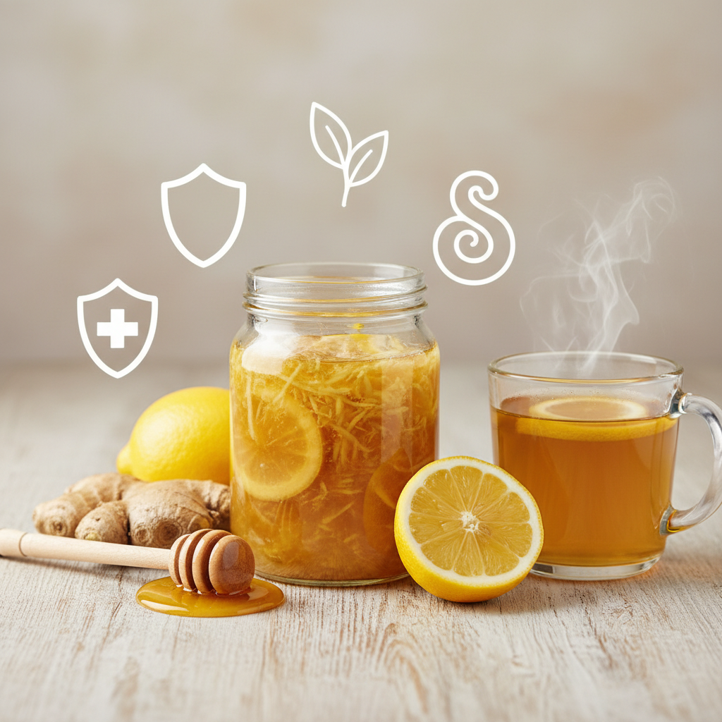 Imbieras, citrina ir medus: kaip šis derinys gali sustiprinti imunitetą žiemą