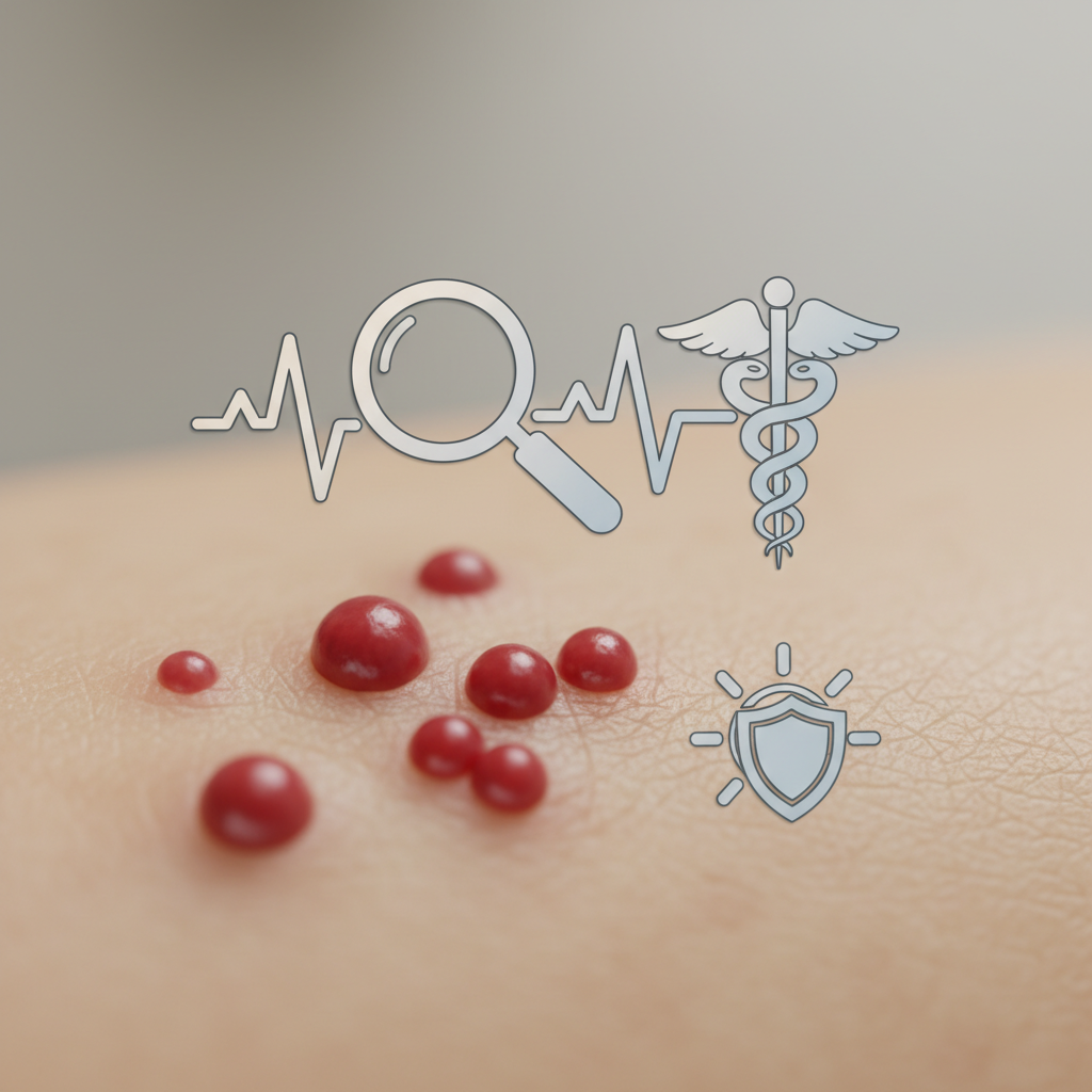 Ką gali reikšti raudoni apgamai ir kada verta sunerimti