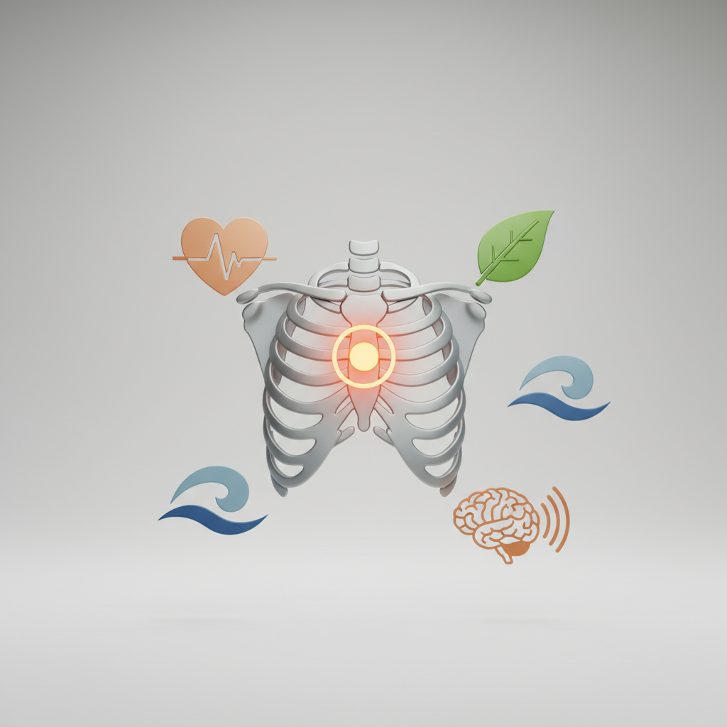 Kodėl skauda krūtinės duobutę: gydytojų įžvalgos ir galimos priežastys