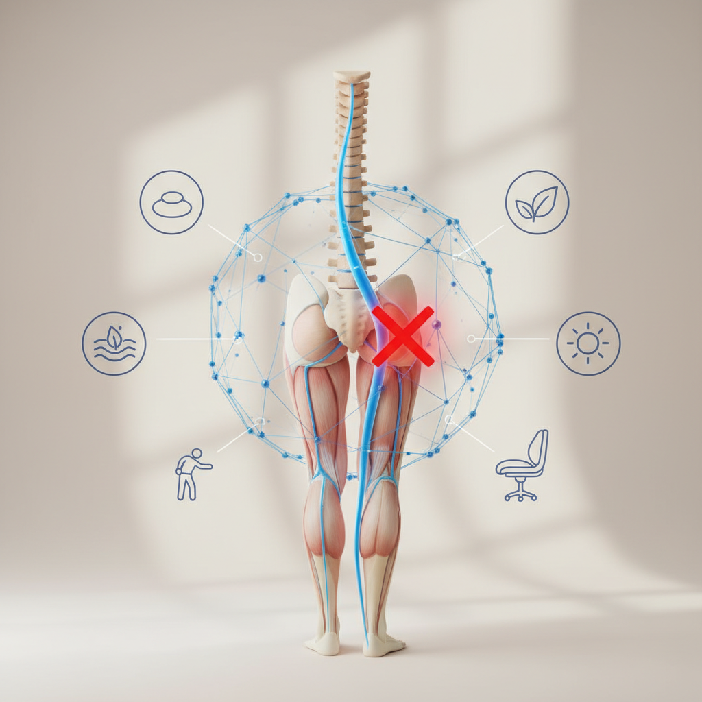 Sėdimojo nervo uždegimas: ką svarbu žinoti apie simptomus ir veiksmingą gydymą