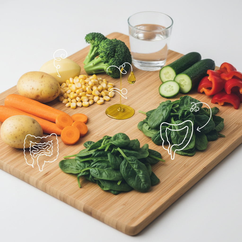 Daržovės, kurios kietina vidurius: mitybos ekspertų sąrašas