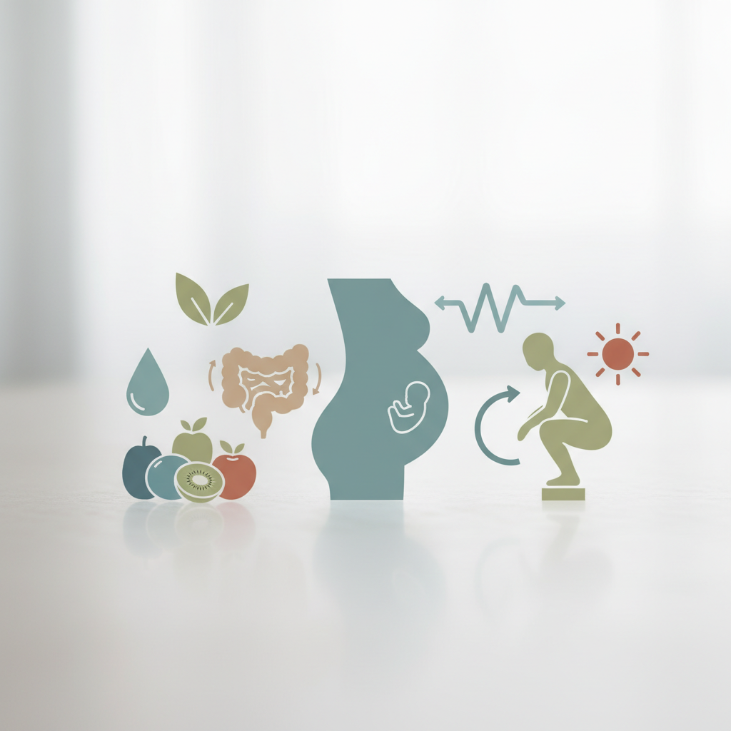 Vidurių užkietėjimas nėštumo metu: sprendimai be vaistų