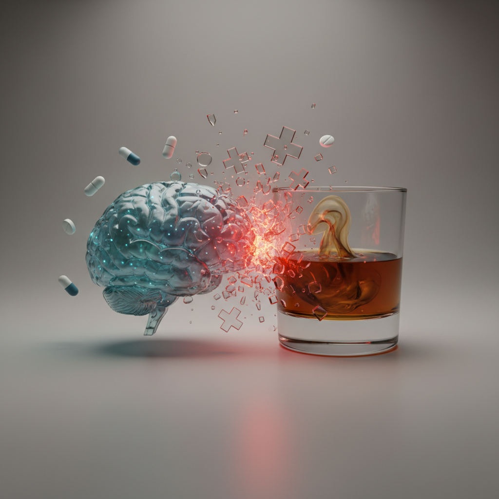 Antidepresantai ir alkoholis: gydytojos įspėjimas