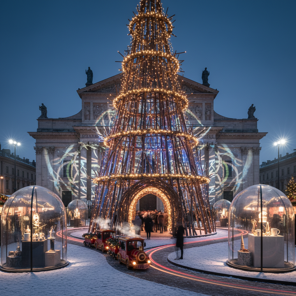 Įžiebta Vilniaus Kalėdų eglė: Katedros aikštėje – minios