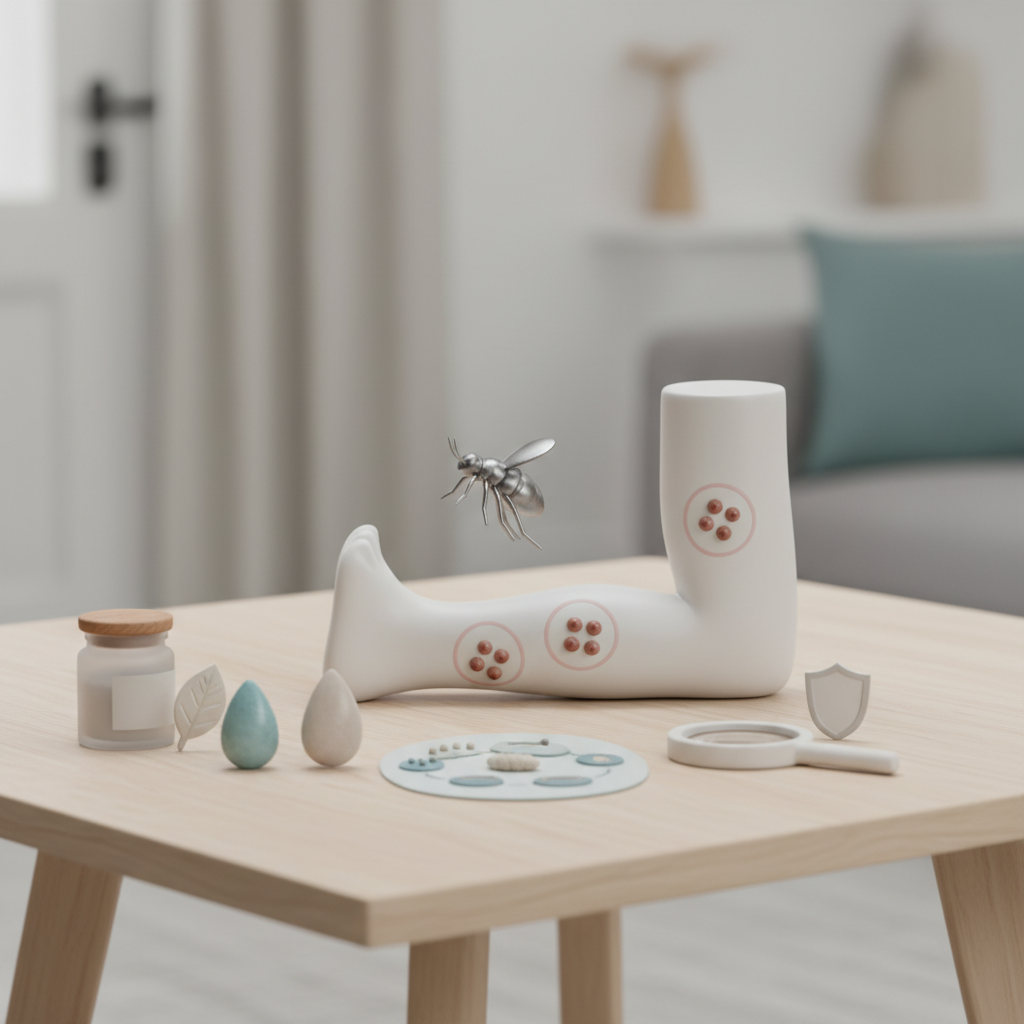 Kaip atrodo blusos įkandimas: simptomai ir pagalba