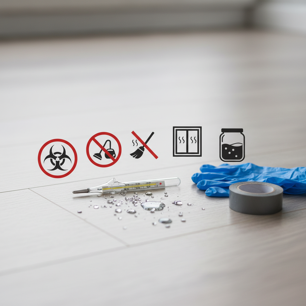 Sudaužėte termometrą? Kiek laiko garuoja gyvsidabris