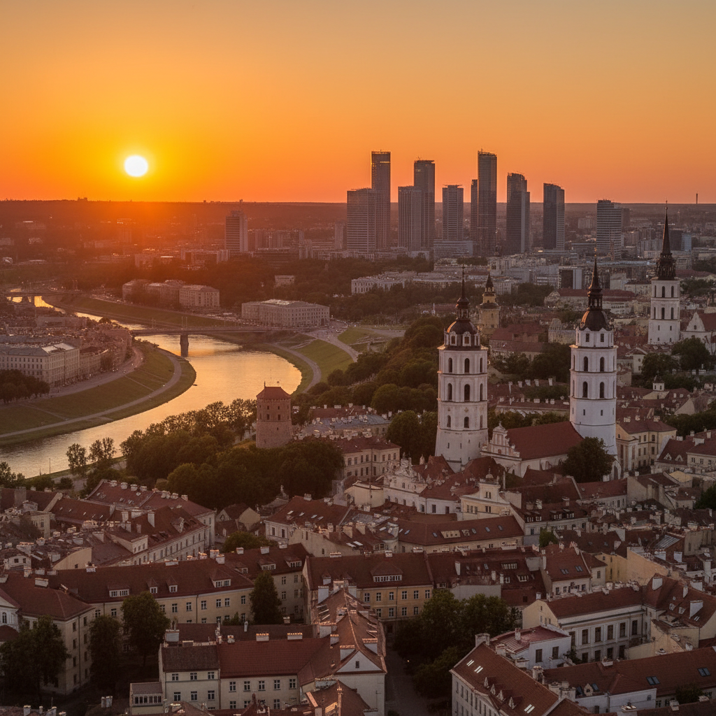 Gražiausios vietos pasitikti saulėlydį Vilniuje: TOP 7
